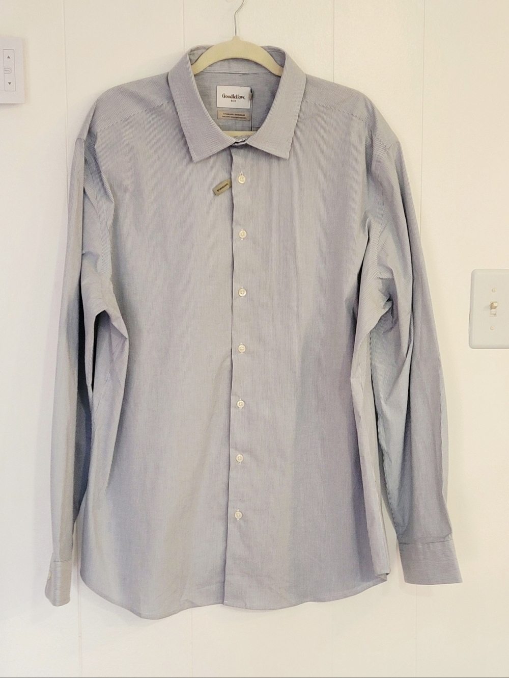Goodfellow & Co Light Blue Pinstripe Dress Shirt